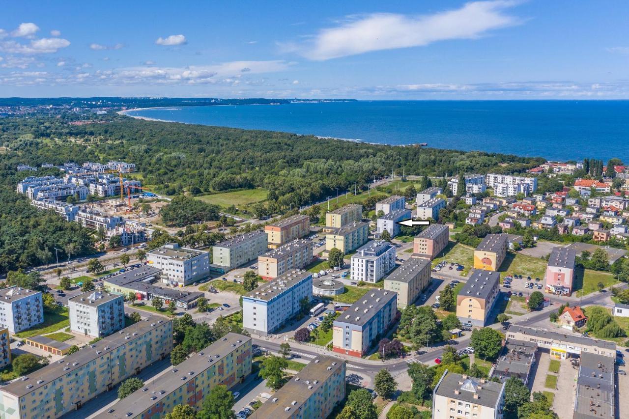 Appartamento Apartament Blue Brzezno Prostywynajem Gdansk Brzezno Esterno foto
